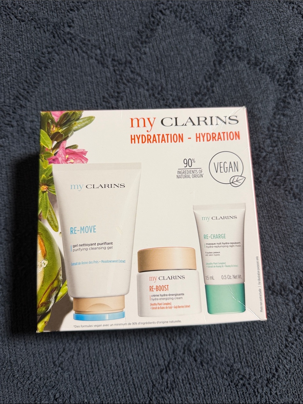 My Clarins Hydration Skincare Trio hydratation kit